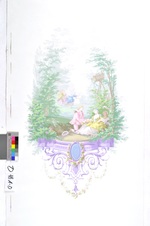 Vier Füllstücke mit galanten Szenen aus dem "Décor des Quatre Saisons"