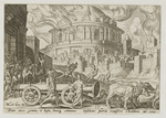 Die Chaldäer tragen die Säulen des Tempels von Jerusalem fort