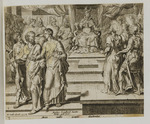 Petrus und Johannes werden mit Drohungen entlassen