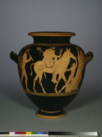 Stamnos mit Rückführung des Hephaistos / Dionysos / Satyrn