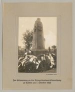 Einweihung des Kriegerdenkmals in Calden