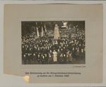 Einweihungsfeier des Kriegerdenkmals in Calden am 7.10.1923