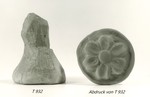 Stempel einer sechsblättrigen Rosette