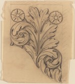 Studie eines Akanthusornaments (Nachzeichnung?)