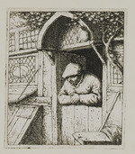Der Bauer in der Haustür
