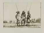 Drei stehende Soldaten