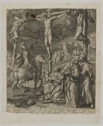 Kreuzigung Christi, Longinus sticht Christus in die Seite