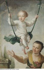 Christoph Adalbert Friedrich von Stein zum Altenstein auf der Schaukel