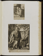 72. | S. Nicolaus de Tolentino ... Jesu – sacra meis. / Ein H. Hieronymus ... obscuro – ora rigat. | Raph. Sadeler exc. / Raph. Sadeler fc. 1603. Gasp. / Rem Belg. pinx.