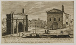 Der Septimus-Severus-Bogen und die Curia Julia auf dem Forum Romanum