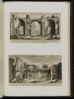 158. | 19. Vestigii d’una parte di dentro delle Terme d’Antonino Caracalla. / 20. –––  delle Terme di Antonino Caracalla della parte di dentro quali era uno atriolo | ––– ,, ––– [Aegid. Sadeler.]
