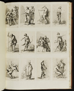 67 - 71 | Un Livre de 60 pieces numerotées avec figures de differente attitude; / T. Salvator Rosa has ludentis otii etc. | Salv. Rosa