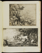 73 | Un Paisage ... troupeau de moutons / Un autre ... un cerf etc. | ––,, –– / ––,, –– [J. B. Castiglione]