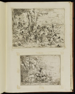 78 | Rast auf der Wanderung. / Un Berger à cheval devant son troupeau | ––,, –– [J. B. Castiglione] | ––,, –– [J. B. Castiglione]