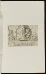 Porträtbüste des Maerten van Heemskerck auf dem Sockel einer Säule