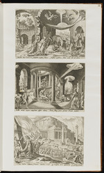 11 | 19. / 20.. / 21 | la nativité de ... ales ab aethra. / Adoration des Rois ... –– Oriente profecti. / Detruite du temple ... – numine summi.