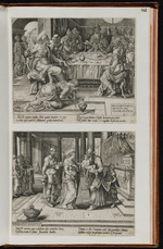 148 | 3 / 4 | . . . . . . . . . . ? / Jesus préconisé par Simeon dans le temple; il y a 4 vers: Macte animo –– cernere Christum.