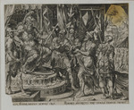Achior spricht vor Holofernes