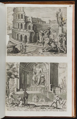 187 | Amphitheatre de Rome; il y a 4 vers: Adjicit his vates –– ludosque paravit. / Simulacre de Jupiter Olympien; il y a 4 vers: Elis Olympiadum –– concussit Olÿmpum.