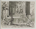Die Statue des Jupiter in Olympia