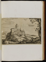 Burg und Kirche auf einem Felsen
