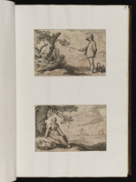 29. 30. | Vier dergleichen [Landschaften], numerirt | ––––– ,, ––––– [Abr. Bloemaert inv.] C. Vischer de / Jonge. exc.