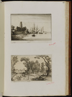 117 | Dordrecht / Un paisage; on y voit une femme à cheval ... un homme avec une charrette etc. | Jo. Peeters / Jo. Brueghel | __,,__ / __,,__ [W. Hollar.]
