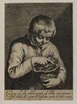 Knabe mit Vogelnest