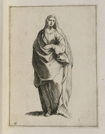 Frau mit Schleier, von vorne