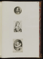 107. | Portr. d’un Homme. (petit medaillon) / ––– d’une Dame Ex collect. Arundell. 1646 / ––– d’un Home. I. V. H. 1596. | Holbein pinx. WHollar fec.