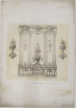 Verkaufslithographie "Décor Jardinière"