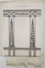 Verkaufslithographie "Décor, Végétation Rustique."