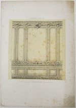 Verkaufslithographie "Décor Boiserie Louis XIV"