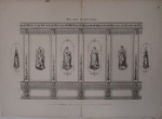 Verkaufslithographie "Décor colorié Les quatre Saisons."