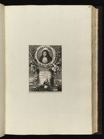 Titelblatt für "La Peinture de la Serenissime Princesse Isabelle Claire Eugenie" mit Infantin Isabella von Spanien als Nonne