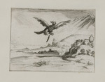 Adler, eine alte Feder abwerfend