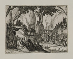 Johannes der Täufer predigt in der Wüste