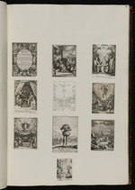 30 | Neuf pieces en hauteur, qui vont ensemble, y compris un titre, ... Une petite Annonciation; au bas: Annunciatio Beatae Mariae. / Israel excud.