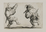 Tänzer mit Flöte und Tamburin