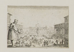 Markt auf der Piazza Santissima Annunziata in Florenz