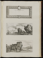 90 - 94. | Douze païsages, qui sont des vües de Florence et de ses environs, / avec un titre dans une bordure: Diverse vedute designa- / te in Fiorenza per Jacopo Callott.