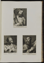 39 | Salvator mundi / S. Petrus / S. Andreas | Corn. v. Caukercken fec. & exc. / ____ ,, ____ / ____ ,, ____ C. Galle exc.