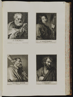 41 | S. Thomas / S. Mattheus / S. Jacobus minor / S. Thadaeus | Corn. v. Caukercken fec. & exc. / Corn. Galle exc. C. v. Caukerken fec. / ____ ,, ____  /____ ,, ____ ____ ,, ____