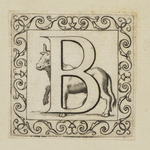 Buchstabe B mit Ochse