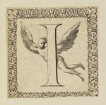 Buchstabe I mit Ikarus