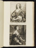 106 | Elisabetha Villiers Ducessa de Lenox & Richmond &c. / Beatrix Cosantia Princeps Cantecroyana &c. | W. Hollar. / Petr. de Jode.