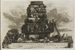 Vignette mit Sockel der Mark-Aurel-Säule