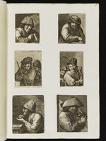 5 | Un autre buveur riant: un vieillard. ... Un buveur riant, tenant un vase à boire. | Fr. v. d. Wÿng exc. / Eisebetten sc. Abrah. Teniers exc.