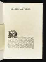 Textseite mit Widmung und Initiale