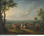 Landgräfin Philippine auf der Reiherbeize